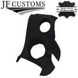 BLUE STITCH LEATHER 2X SPEAKER VENT DASH SILL COVERS FOR LOTUS ELISE S2 01-06