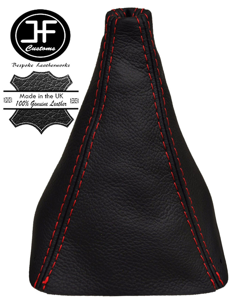 RED STITCHING FITS TOYOTA SUPRA MK3 1986-1993 GEAR GAITER GENUINE LEATHER