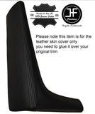 BLACK STITCH CONSOLE TRIM LEATHER COVER FITS TOYOTA SUPRA MK4 1993-2002 STYLE 2