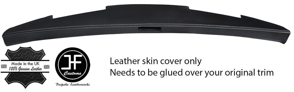 GREY STITCH TOP DASH REAL LEATHER COVER FOR MINI CLASSIC ROVER COOPER STYLE 2