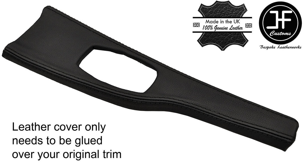BLACK STITCH CONSOLE TRIM LEATHER COVER FITS BMW 3 4 SERIES F30 F32 F35 F36