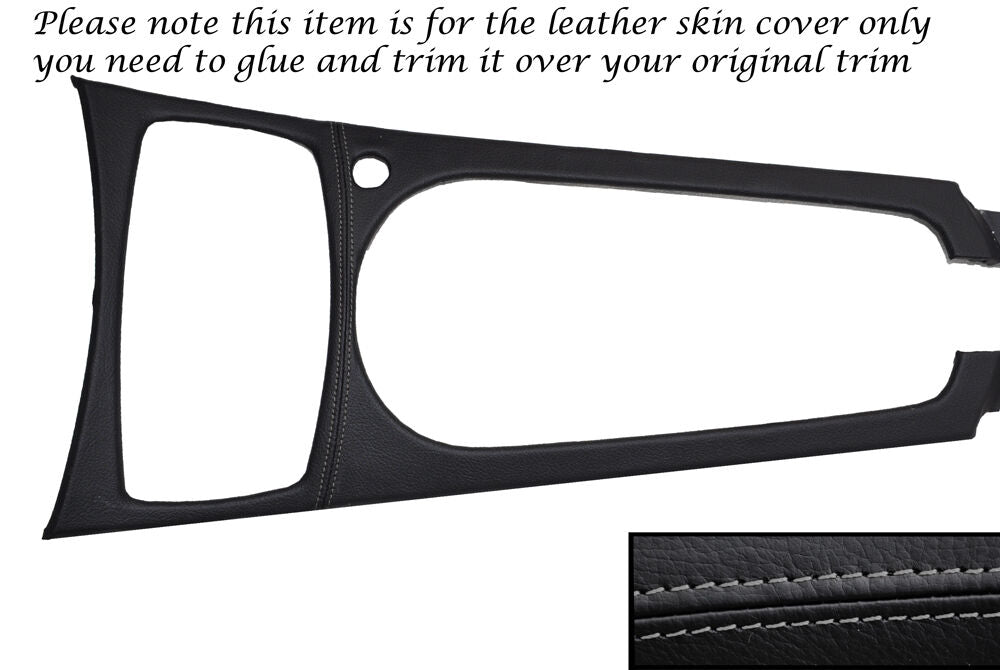 GREY STITCHING CENTRE CONSOLE TRIM LEATHER SKIN COVER FITS BMW Z4 E85 03-11