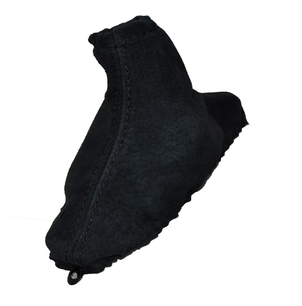 BLACK STITCHING FITS ALFA ROMEO GIULIETTA 2010-2013 SUEDE HANDBRAKE GAITER ONLY