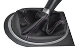 FITS HONDA CIVIC COUPE 01-03 GEAR GAITER LEATHER pink stit CUSTOM NEW MADE IN UK