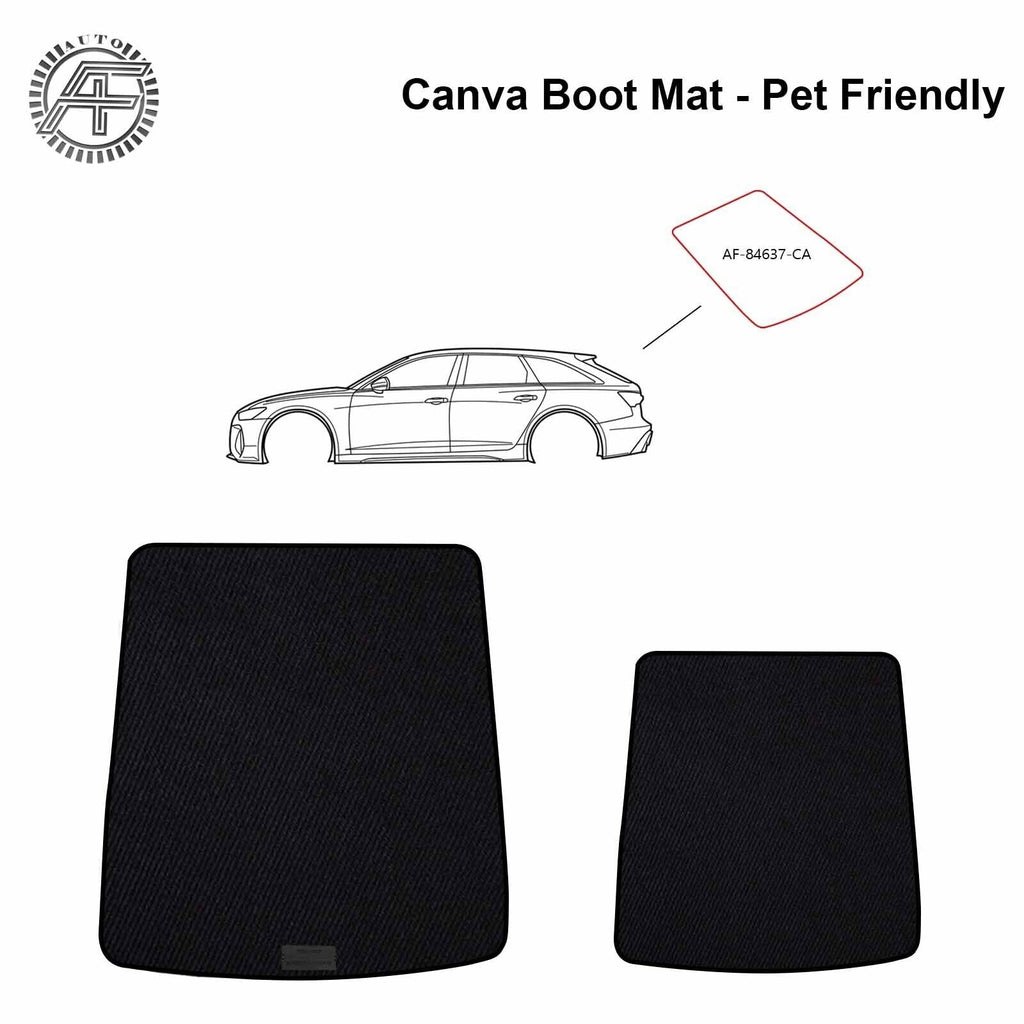FOR AUDI A6 AVANT C8 18-24 DOG FRIENDLY TRUNK / BOOT CANVA MAT/CARPET CAT/DOG