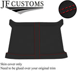 RED STITCH REAR ROOF LINING LUXE SUEDE COVER FITS LAND ROVER DEFENDER 90 07-15