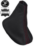 RED STITCH LEATHER 6 SPEED MANUAL GEAR GAITER FITS CITROEN C3 DS3 2010-2016