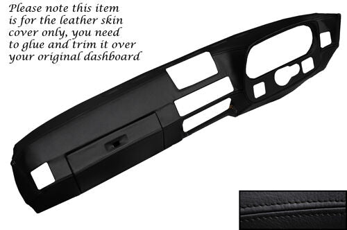 BLACK STITCH FITS PORSCHE 924 75-88 & 944 81-85 DASH DASHBOARD LTHR COVER ONLY