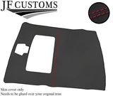 RED  STICH ROOF HEADLINING DARK GREY LUXE COVER FOR FORD SIERRA COSWORTH 3 DR