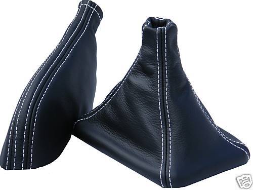FITS TOYOTA MR2 MK2 WHITE STITCH GEAR HANDBRAKE GAITER NEW CUSTOM NEW MADE IN UK