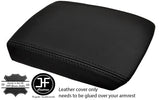 BLACK STITCHING REAL LEATHER ARMREST LID COVER FITS MITSUBISHI LANCER EVO 4 5 6