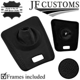 BLACK LEATHER SMG AUTOMATIC GEAR  + SURROUND TRIMS FOR BMW E46 99-05 CUSTOM NEW
