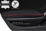 RED STITCH 2X FRONT DOOR ARMREST NAPPA LEATHER COVERS FITS AUDI A4 B8 08-15