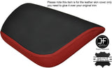 BLACK & DARK RED LEATHER ARMREST COVER FITS CORVETTE C7 2014-2017 CUSTOM NEW