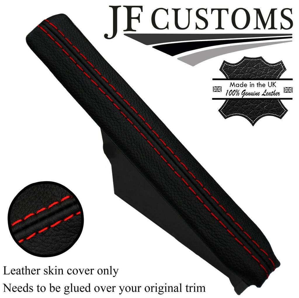 RED STITCH LEATHER HANDBRAKE TRIM COVER FITS VW CORRADO G60 VR6 88-95 CUSTOM NEW