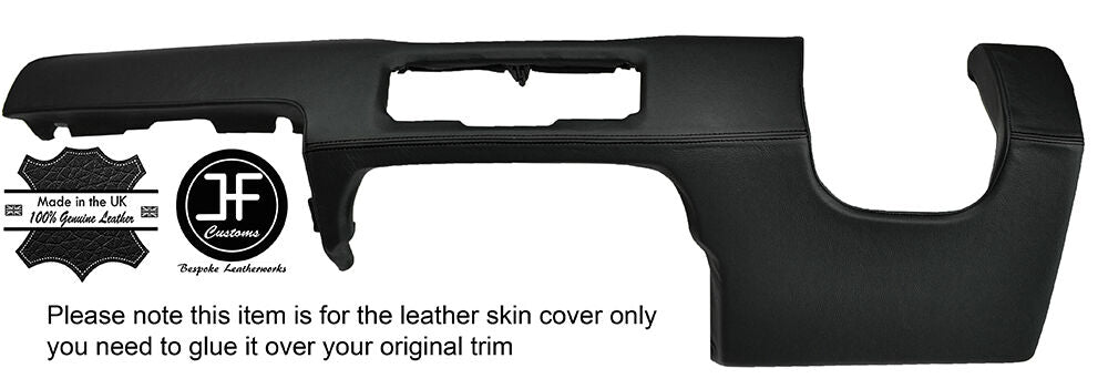 BLACK STITCHING LOWER DASH TRIM LEATHER COVER FITS RANGE ROVER VOGUE L322 02-06