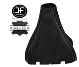WHITE STICH LEATHER GEAR GAITER FITS SEAT LEON MK2 FR CUPRA TOLEDO MK3 ALTEA XL