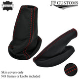 RED STITCH LEATHER GEAR HANDBRAKE FOR LOTUS ELISE EXIGE 2004-2014 CUSTOM NEW