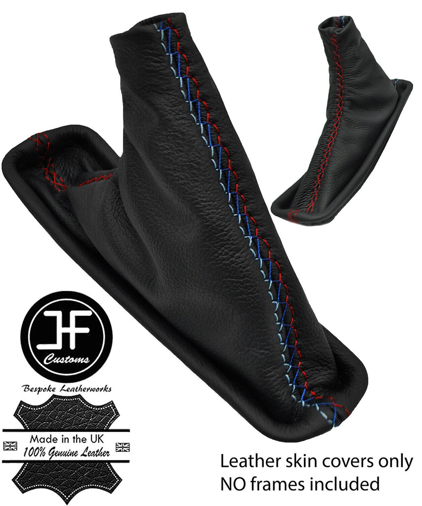 RED STITCH MPOWER LEATHER HANDBRAKE GAITER FOR BMW 3 SERIES E30 81-92 CUSTOM NEW