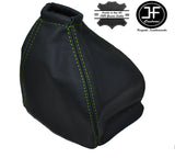 GREEN STITCH FITS FORD MONDEO MK1 MK2 COUGAR 1993-2002 GEAR GAITOR LEATHER