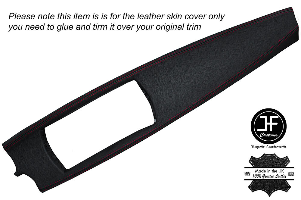 RED STITCH DASH DASHBOARD TRIM LEATHER SKIN COVER FITS BMW Z4 E85 E86 03-09
