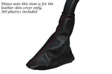 RED STITCHING LEATHER HANDBRAKE GAITER COVER FITS VOLVO V40 2012-2014 CUSTOM NEW