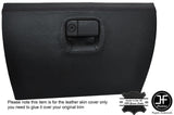BLACK STITCHING GLOVE BOX LEATHER COVER FITS MAZDA MX5 MK2 / 2.5 MIATA 98-05