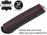RED STITCH TOP GRAIN LEATHER HANDBRAKE HANDEL COVER FITS SEAT LEON MK3 12-17