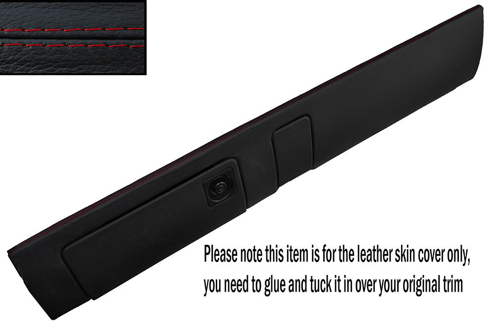 RED STITCH LOWER DASH DASHBOARD LEATHER SKIN COVER FITS PORSCHE 911 964 993
