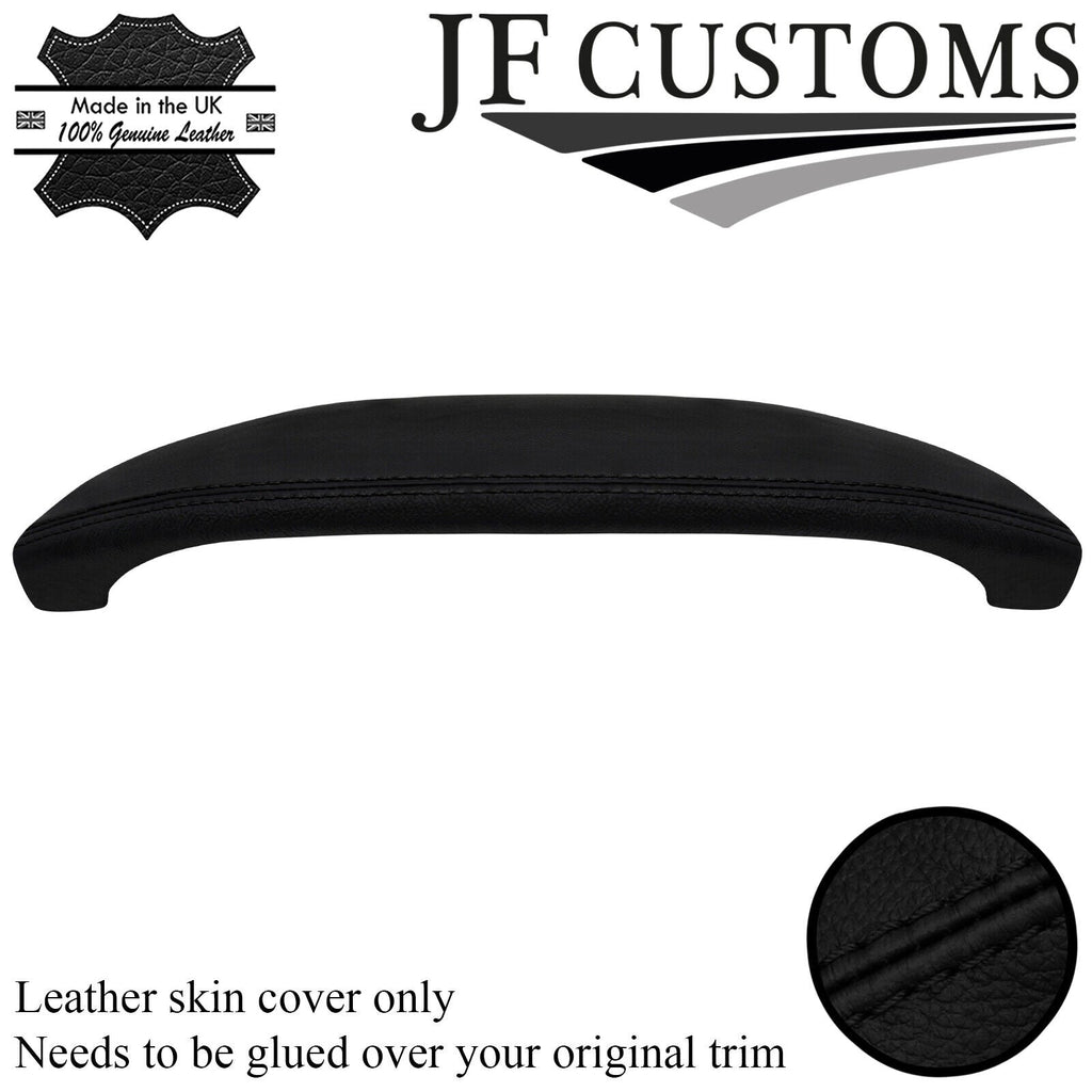 BLACK STITCH LEATHER SPEEDO SURROUND HOOD COVER FOR RANGE ROVER SPORT L494 13-21