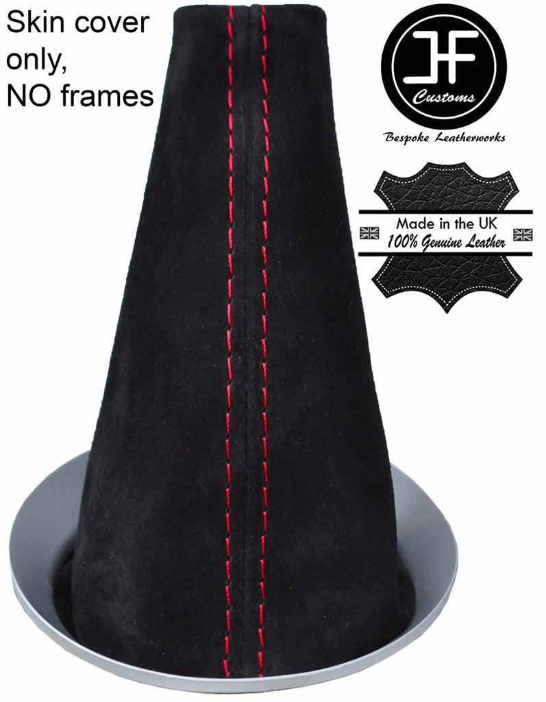 RED STITCH REAL SUEDE MANUAL GEAR GAITER FOR BMW MINI COOPER R55 R56 R57