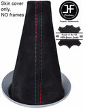 RED STITCH REAL SUEDE MANUAL GEAR GAITER FOR BMW MINI COOPER R55 R56 R57