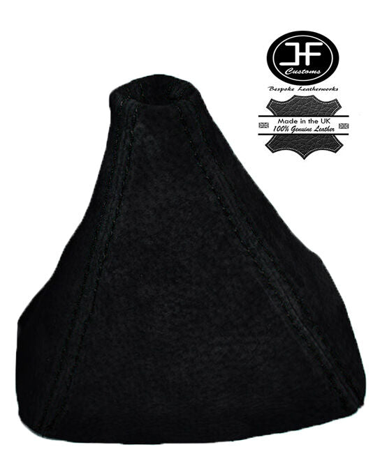BLACK STITCH REAL SUEDE GEAR GAITER SHIFT BOOT FITS HONDA S2000 1999-2009
