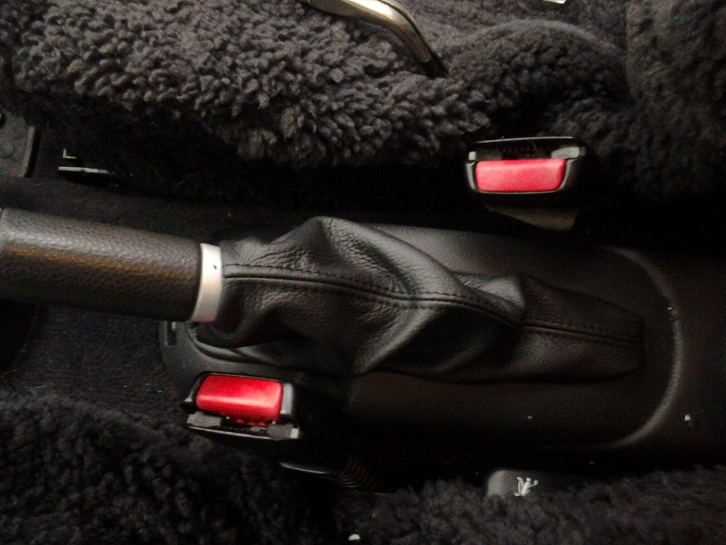 FITS BMW MINI COOPER S ONE  HATCHBACK SET BLACK DOUBLE STITCH 2001-2005