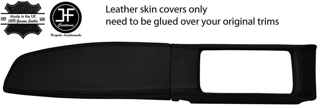 BLACK STITCH DASH TRIM LEATHER COVERS FOR TOYOTA GT86 SUBARU BRZ 12-18