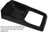 BLACK STITCHING GEAR SURROUND TRIM LEATHER COVER FITS AUSTIN PRINCESS 78-82