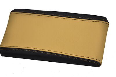 FITS ALFA ROMEO 147 ARMREST LID COVER LEATHER beige CUSTOM NEW MADE IN UK