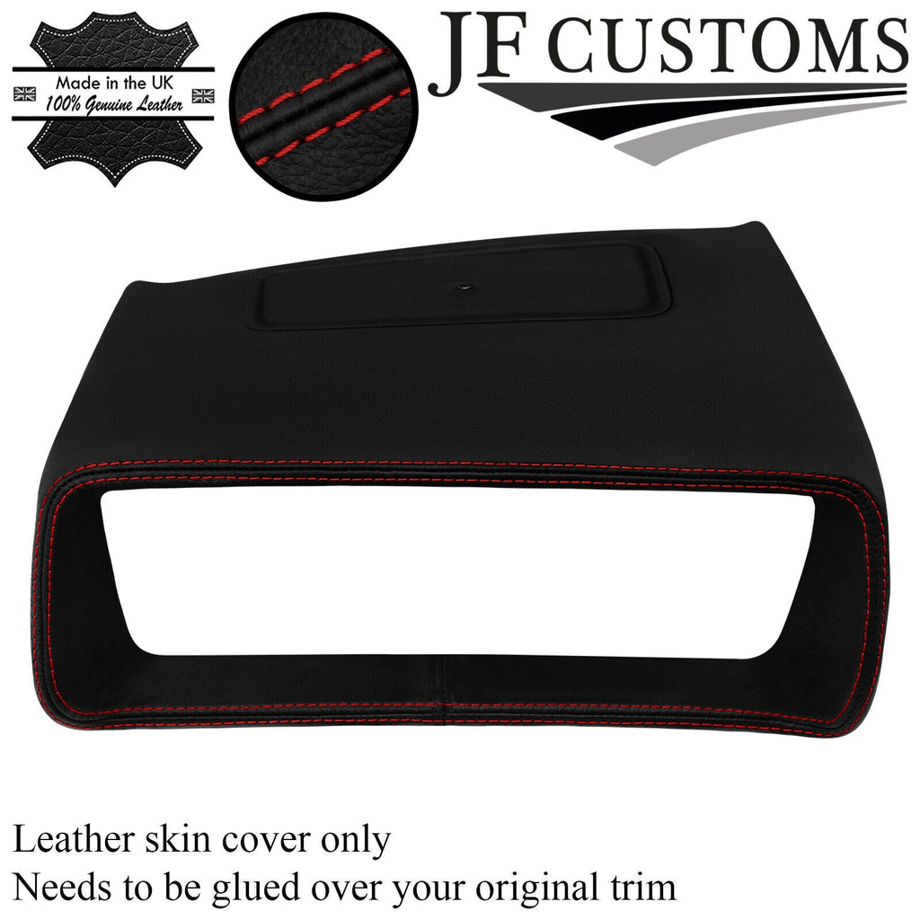 D RED STITCH LEATHER SPEEDO SURROUND COVER FOR PEUGEOT 205 GTI PHASE 1 84-90