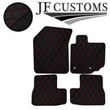 D RED DIAMOND STITCH VINYL 4X TAILORED FLOOR CARPETS FOR SUZUKI SPLASH 08-14