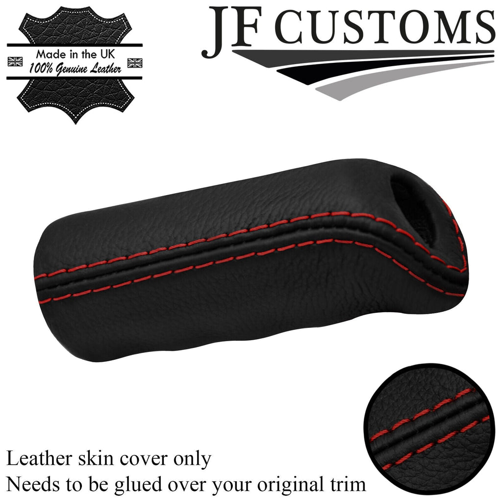D RED STITCH LEATHER HANDBRAKE HANDLE COVER FOR MERCEDES G CLASS W463 03-06