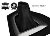 BLACK STITCH AUTO AUTOMATIC LEATHER GAITER FITS BMW 3 4 SERIES F30 F32 F33 F36
