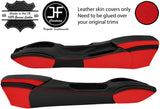 BLACK RED FULL CENTRE CONSOLE LEATHER COVERS FITS PORSCHE BOXSTER 986 96-04