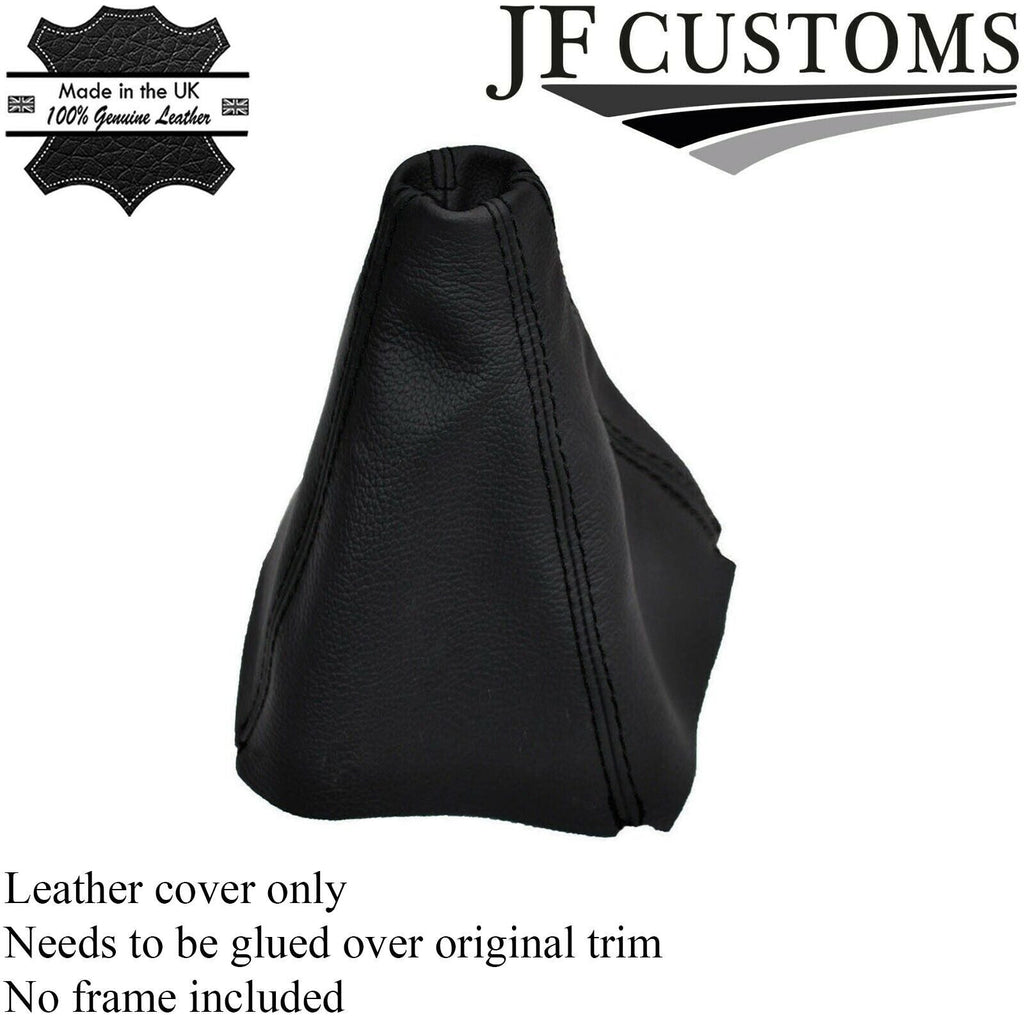 BLACK STITCH LEATHER GEAR STICK GAITER FITS FORD GRAND C MAX C-MAX 2010-2016