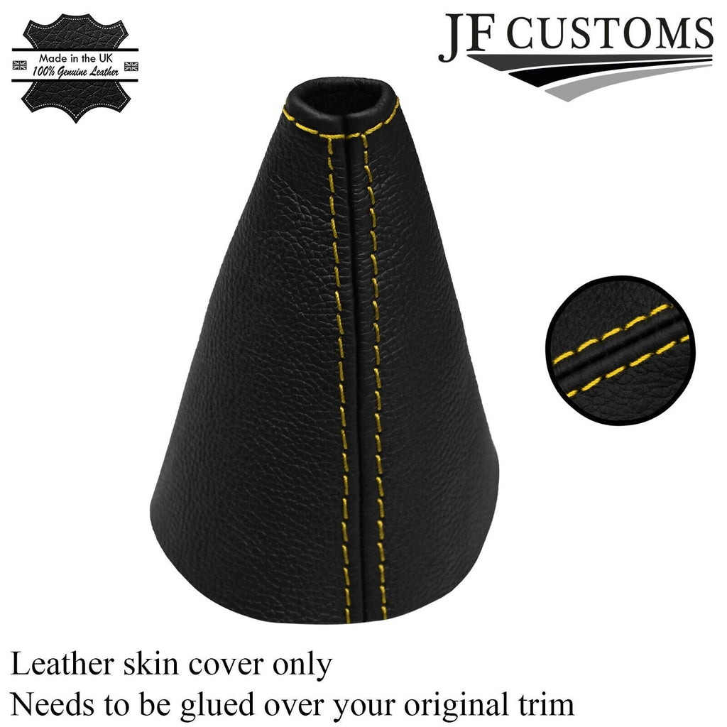 YELLOW STITCH LEATHER GEAR GAITER FITS VAUXHALL OPEL VX220 SPEEDSTER 00-07