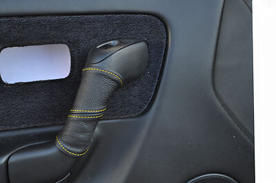 yellow stitch FITS NISSAN SKYLINE R33 92-98 GTS T GTR PASENGER DOOR HANDLE COVER