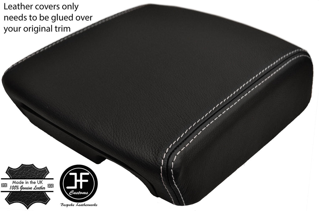 GREY STITCHING ARMREST LID LEATHER COVER FITS VW AMAROK 2010-2016 CUSTOM NEW