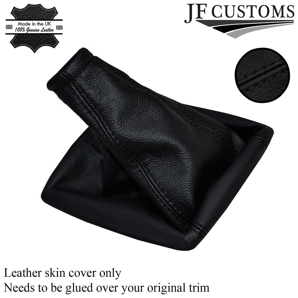 BLACK STITCH FOR MERCEDES SPRINTER MK2 II 2006-2015 GEAR STICK GAITER LEATHER