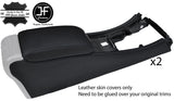 BLACK STITCH CONSOLE SIDE TRIM & ARMREST COVERS FOR MERCEDES C CLASS W203 COUPE
