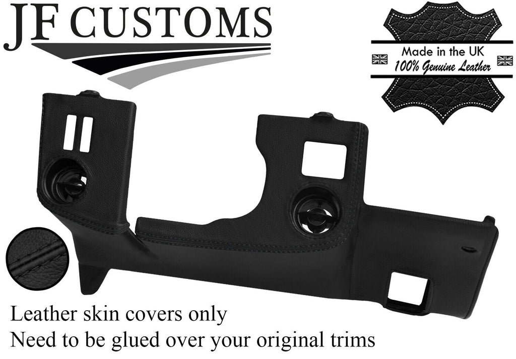 BLACK STITCH DRIVER LOWER DASH TRIM LEATHER COVER FOR TOYOTA MR2 MK1 AW11 84-90