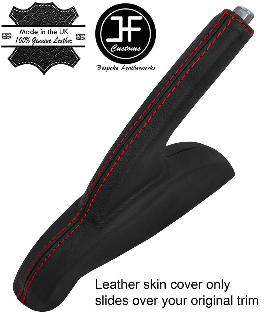 RED STITCH LEATHER HANDBRAKE GAITER FITS FITS NISSAN QASHQAI J10 2007-2013